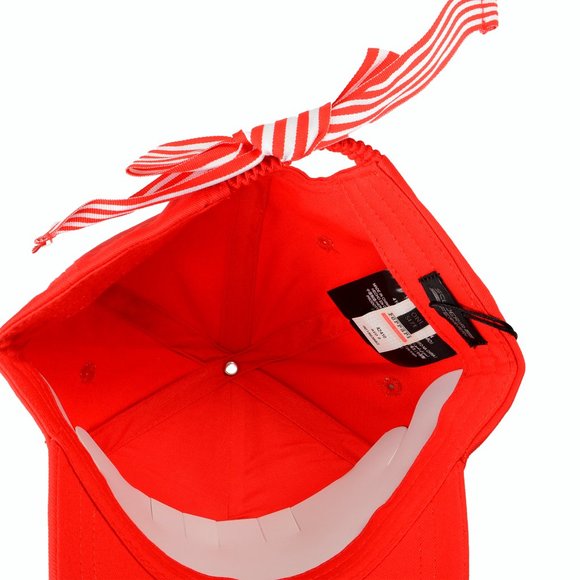 Scuderia Ferrari Girls Red "Ribbon" Baseball Cap Hat One Size - Picture 4 of 7